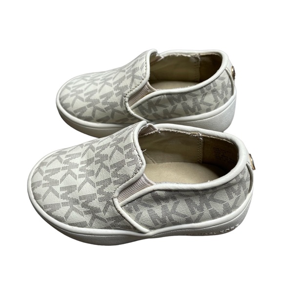 MICHAEL Michael Kors Jem Daley-T Vanilla White Infant Shoes Size 5 - Picture 3 of 8